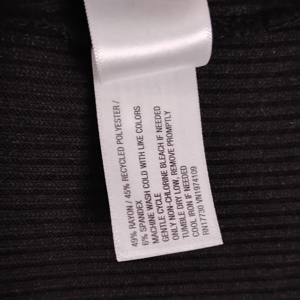 NWT Universal Thread Drop Waist Maxi Dress In Black Size Women's XL - Picture 9 of 9